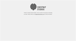 Desktop Screenshot of chestnutstudios.com