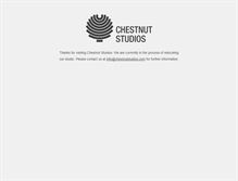 Tablet Screenshot of chestnutstudios.com